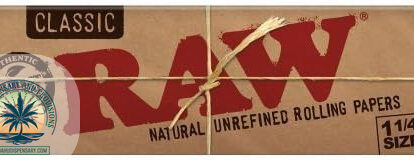 Raw Unrefined Classic 1.25 - 1 1/4 Size Cigarette Rolling Papers